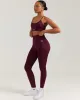 Elite Seamless Leggings - Cherry Cola sold by Elite Eleven