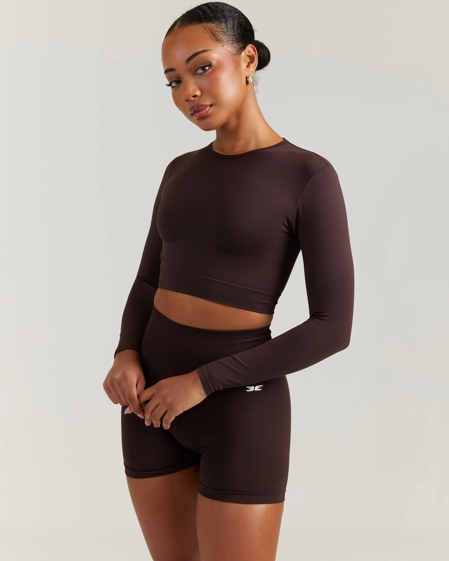 Elite Seamless Long Sleeve - Espresso sold by Elite Eleven product image thumbnail 3