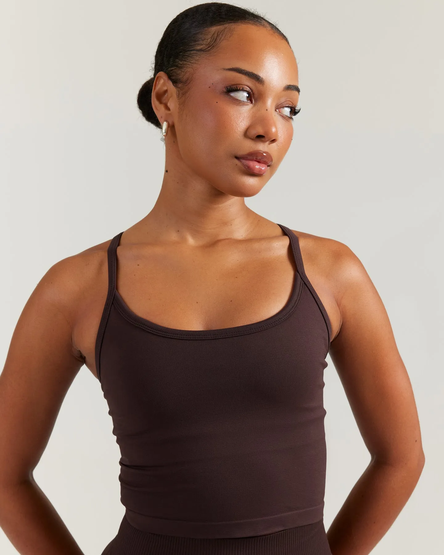 Elite Seamless Tank - Espresso sold by Elite Eleven product image thumbnail 4
