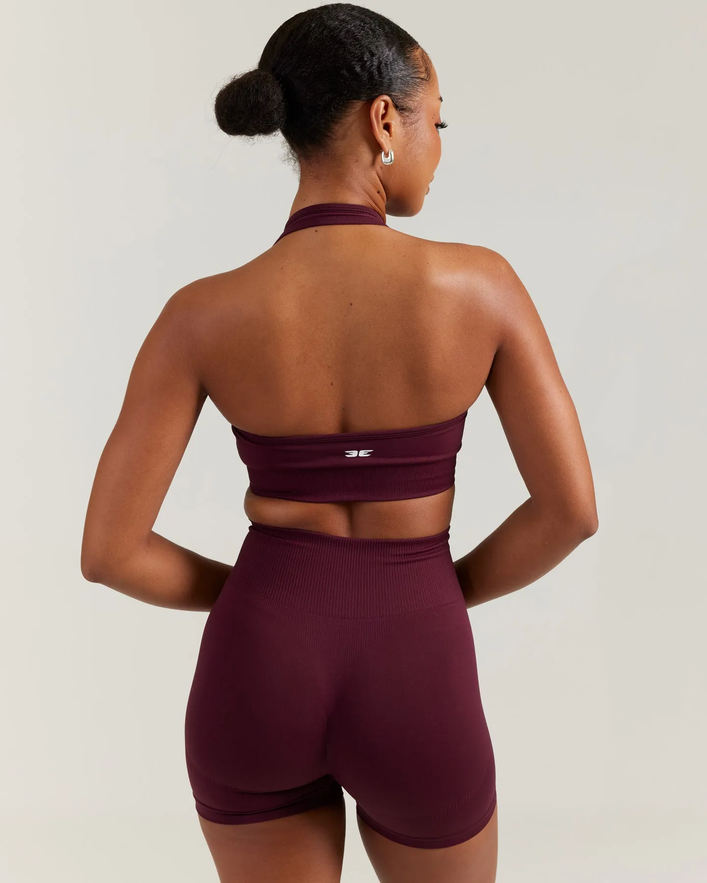 Elite Seamless Halter Neck Bra - Cherry Cola sold by Elite Eleven product image thumbnail 2