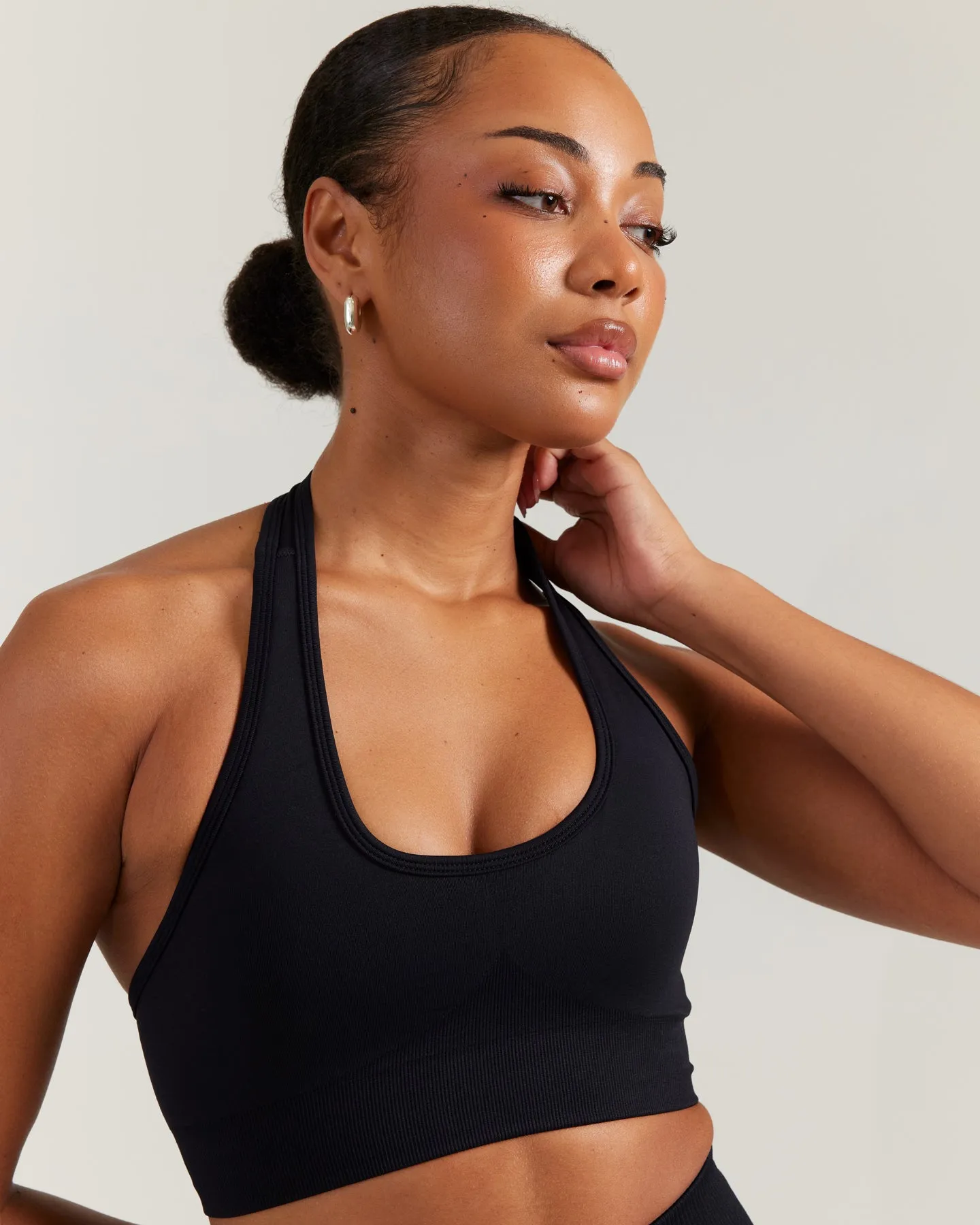 Elite Seamless Halter Neck Bra - Black sold by Elite Eleven product image thumbnail 4