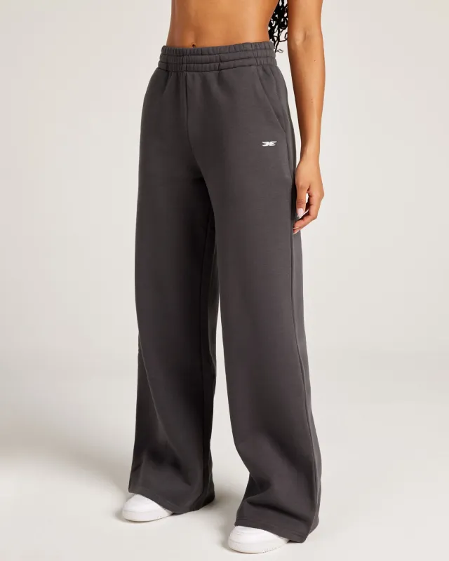 Omni Wide Leg Trackpants - Charcoal sold by Elite Eleven