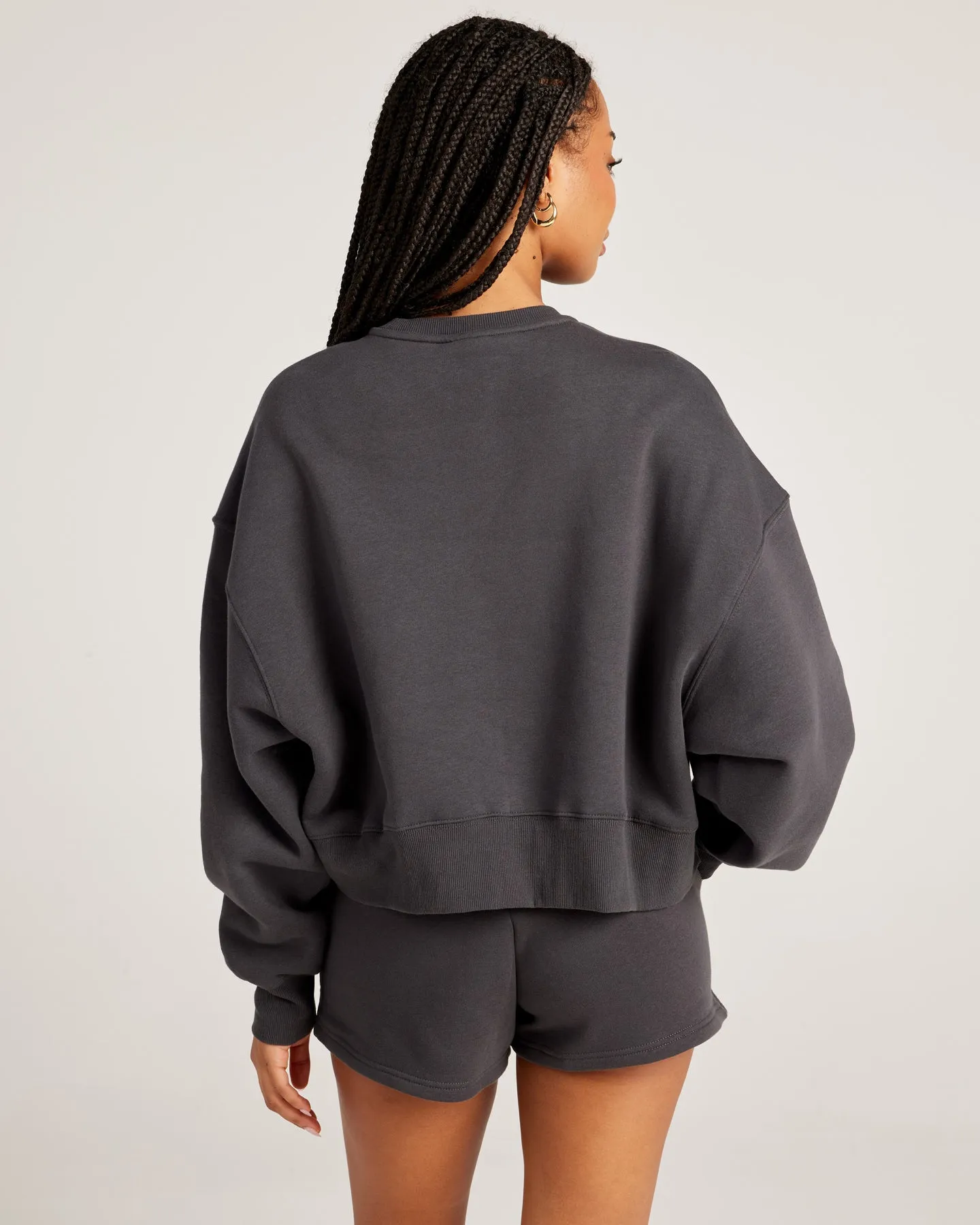 Omni Relaxed Crewneck - Charcoal/Charcoal sold by Elite Eleven product image thumbnail 2