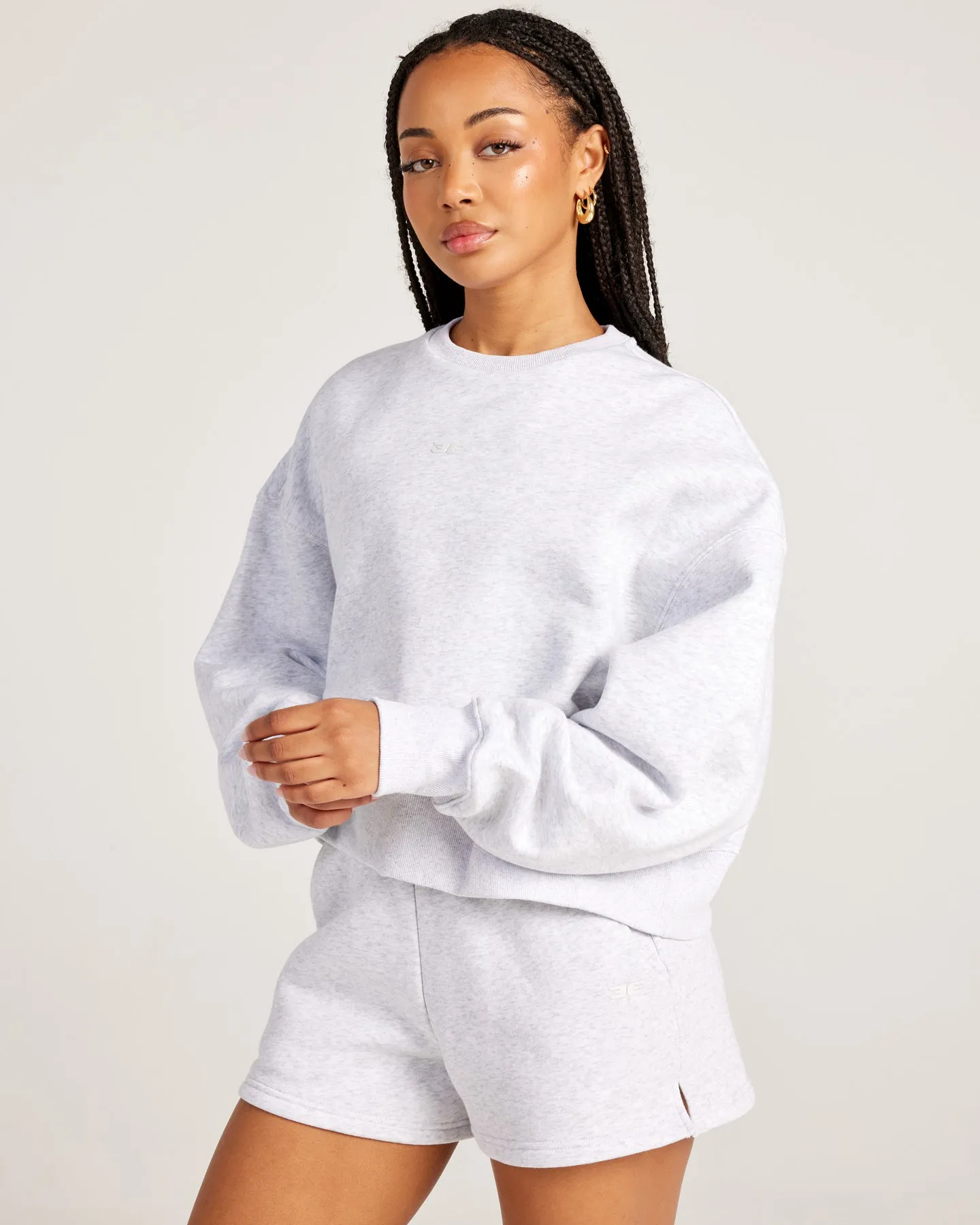 Omni Relaxed Crewneck - Grey Marle/Grey Marle sold by Elite Eleven product image thumbnail 3