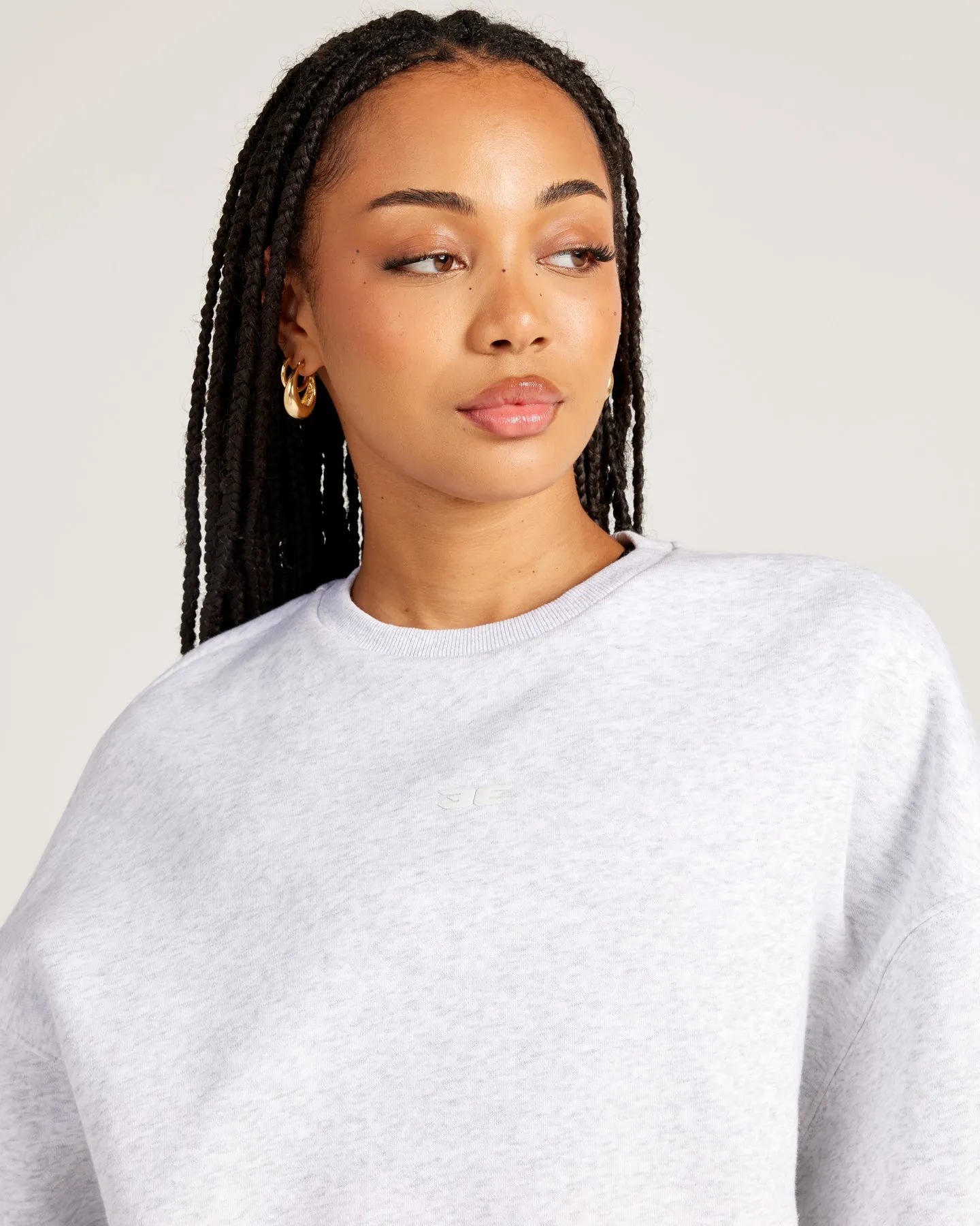 Omni Relaxed Crewneck - Grey Marle/Grey Marle sold by Elite Eleven product image thumbnail 4