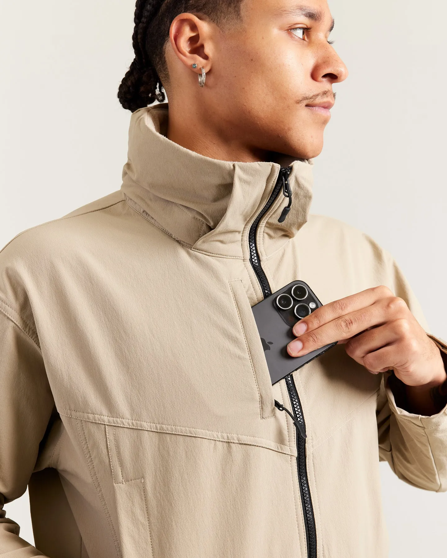 Element Jacket - Taupe sold by Elite Eleven product image thumbnail 5