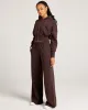 Omni Wide Leg Trackpants - Espresso sold by Elite Eleven