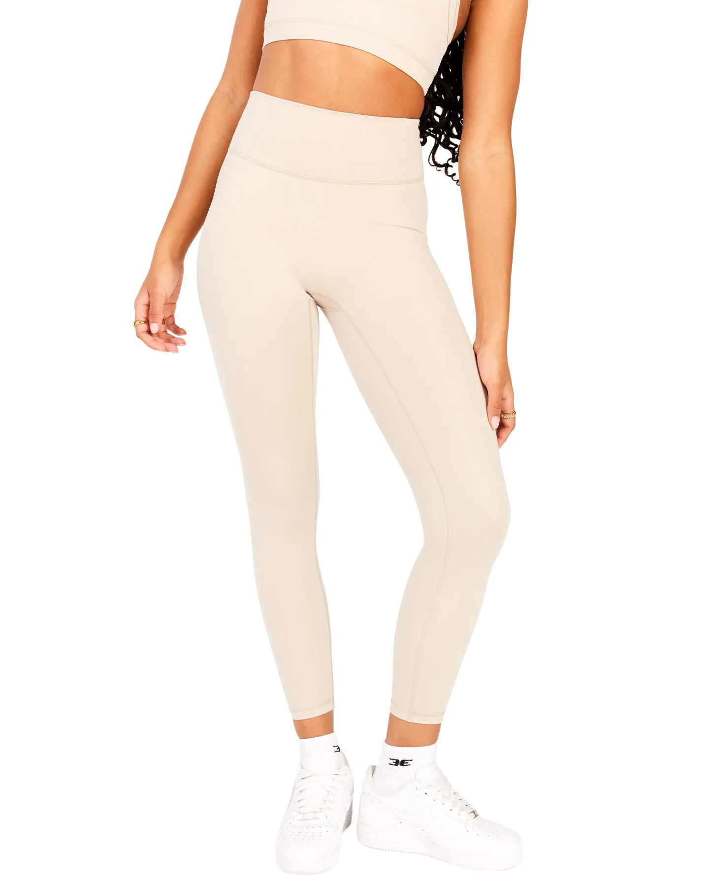 7/8 Aura SF Leggings - Oat Latte sold by Elite Eleven