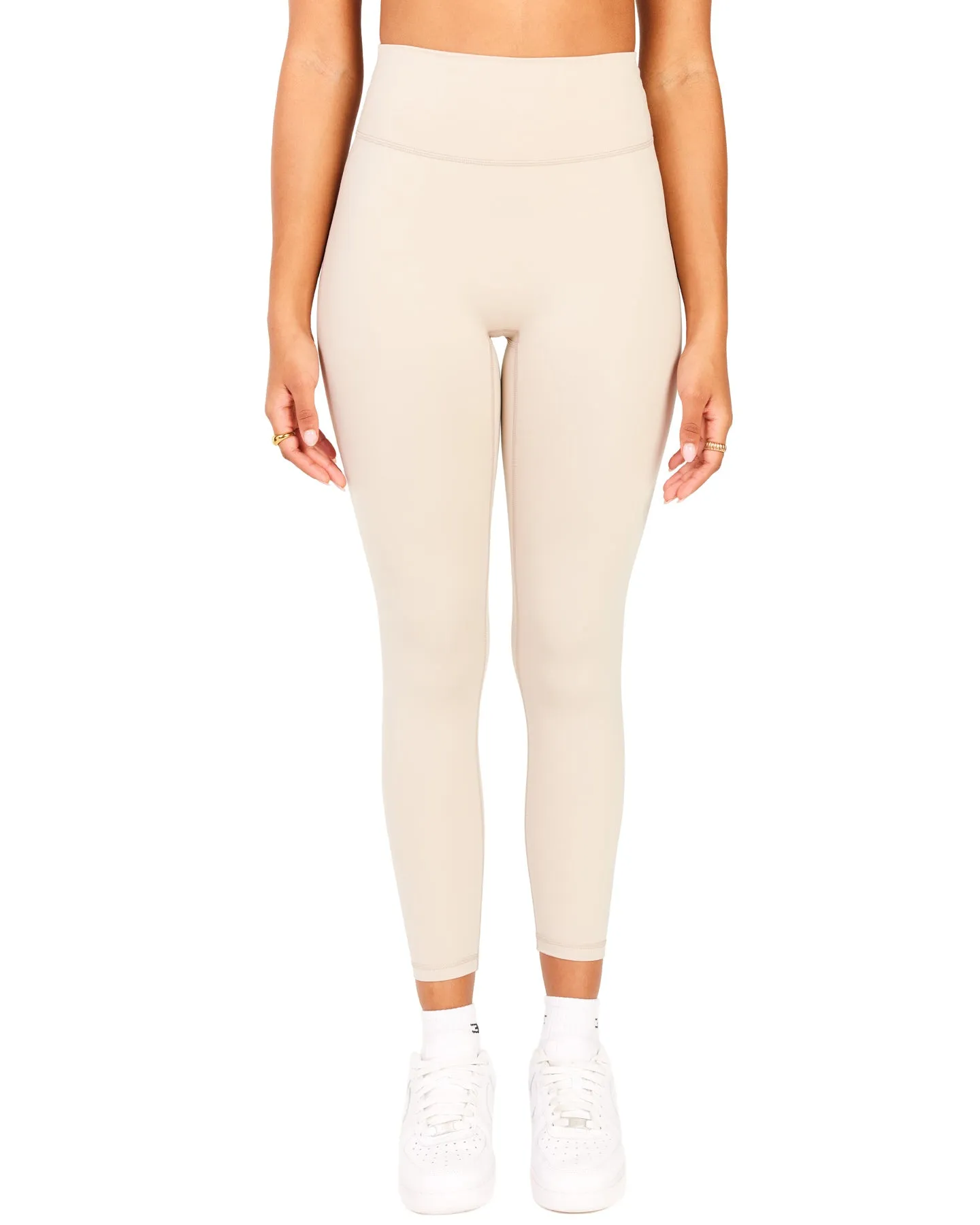 7/8 Aura SF Leggings - Oat Latte sold by Elite Eleven product image thumbnail 5