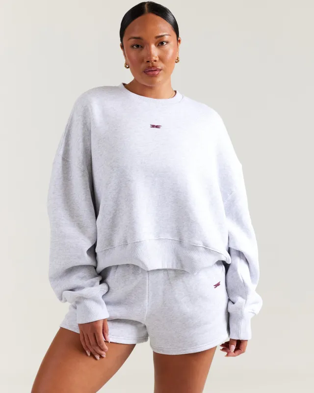 Omni Relaxed Crewneck - Grey Marle sold by Elite Eleven