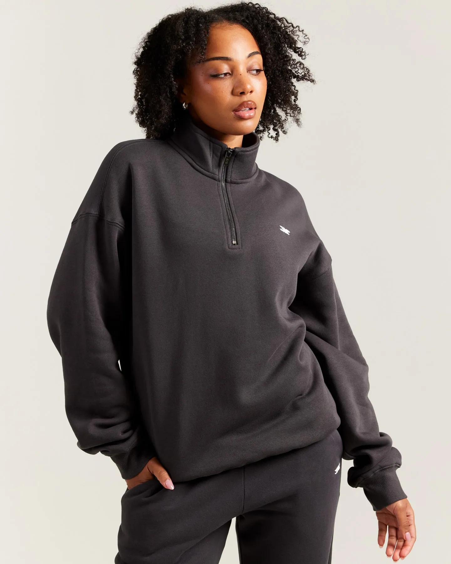 Omni Unisex 1/4 Zip - Charcoal sold by Elite Eleven product image thumbnail 2
