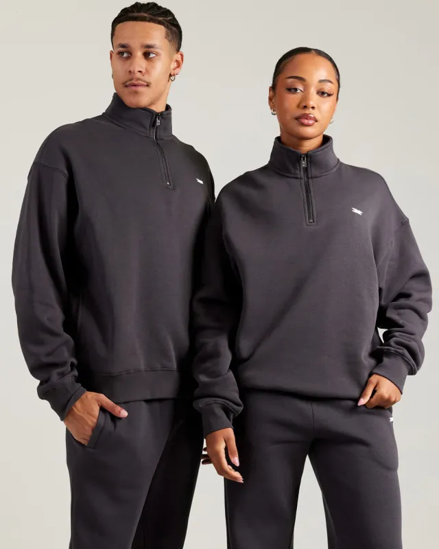 Omni Unisex 1/4 Zip - Charcoal sold by Elite Eleven