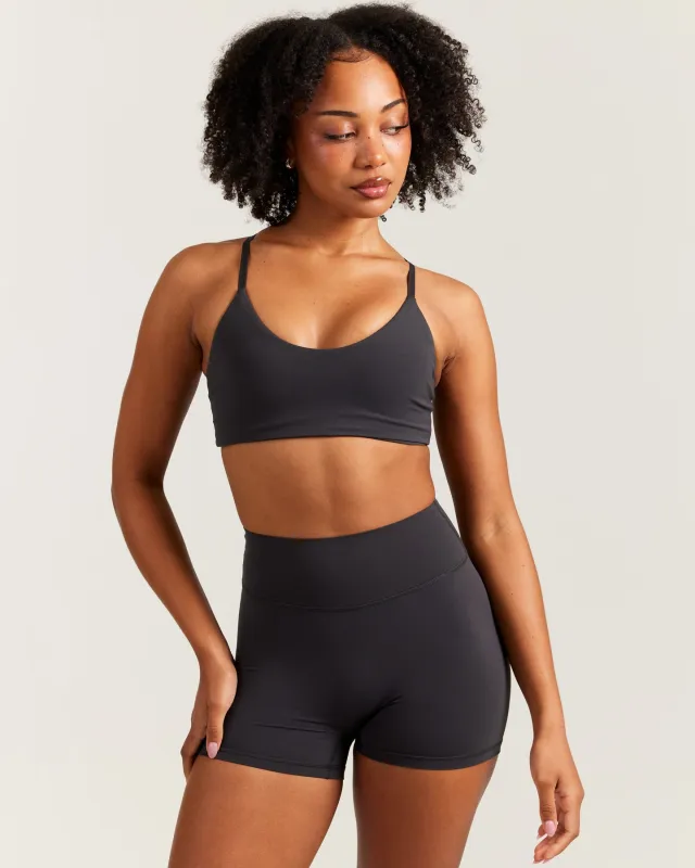 Airey Micro Bra - Charcoal sold by Elite Eleven