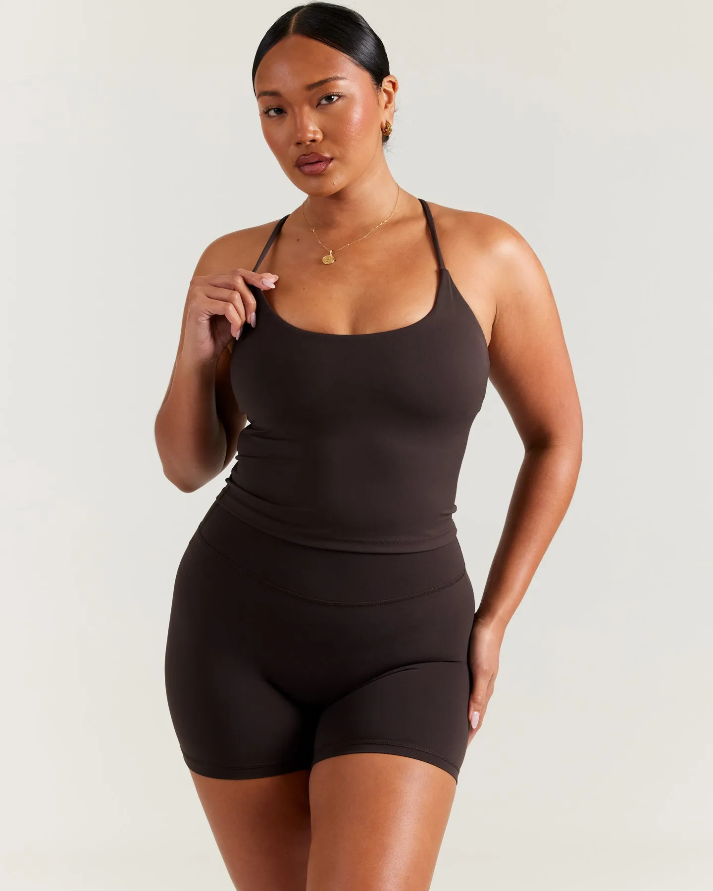 Airey Tank - Coffee Bean sold by Elite Eleven