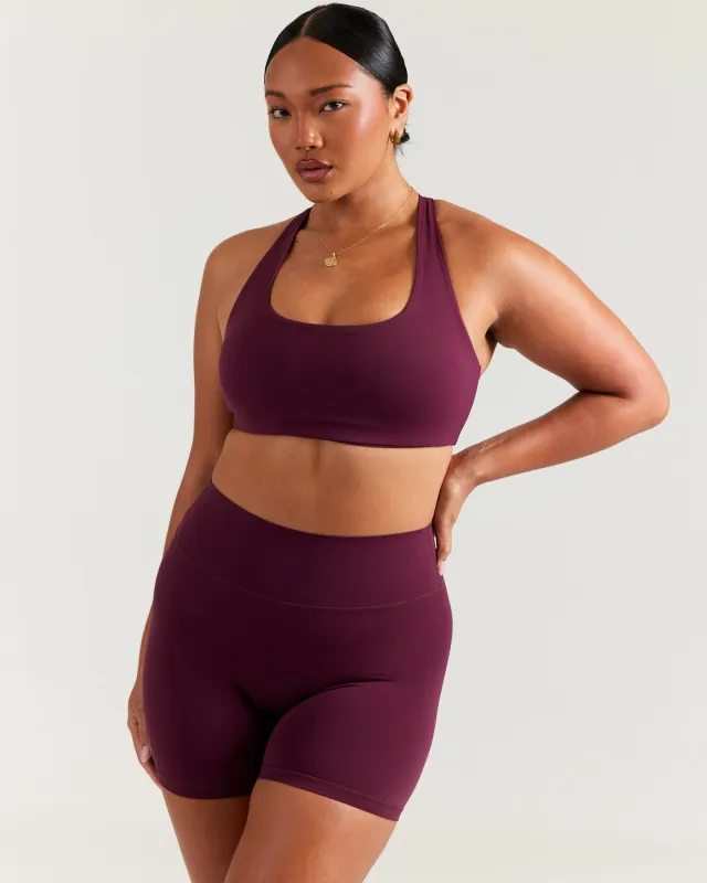 Airey Flex Bra - Cherry Cola sold by Elite Eleven
