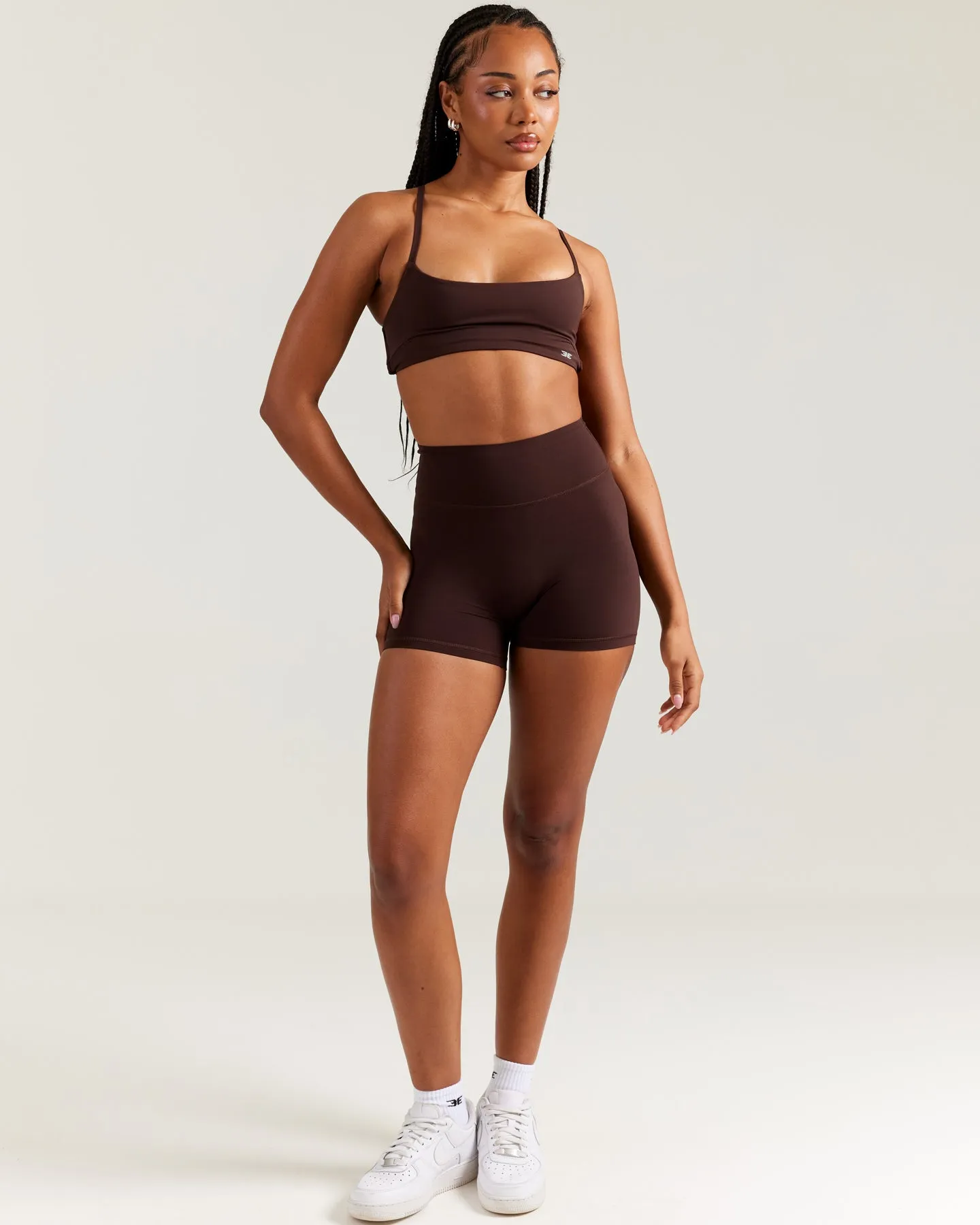 Airey Mini Shorts - Espresso sold by Elite Eleven product image thumbnail 4