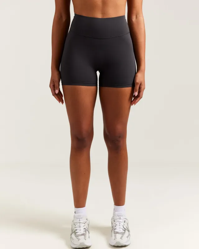 Airey Mini Shorts - Charcoal sold by Elite Eleven