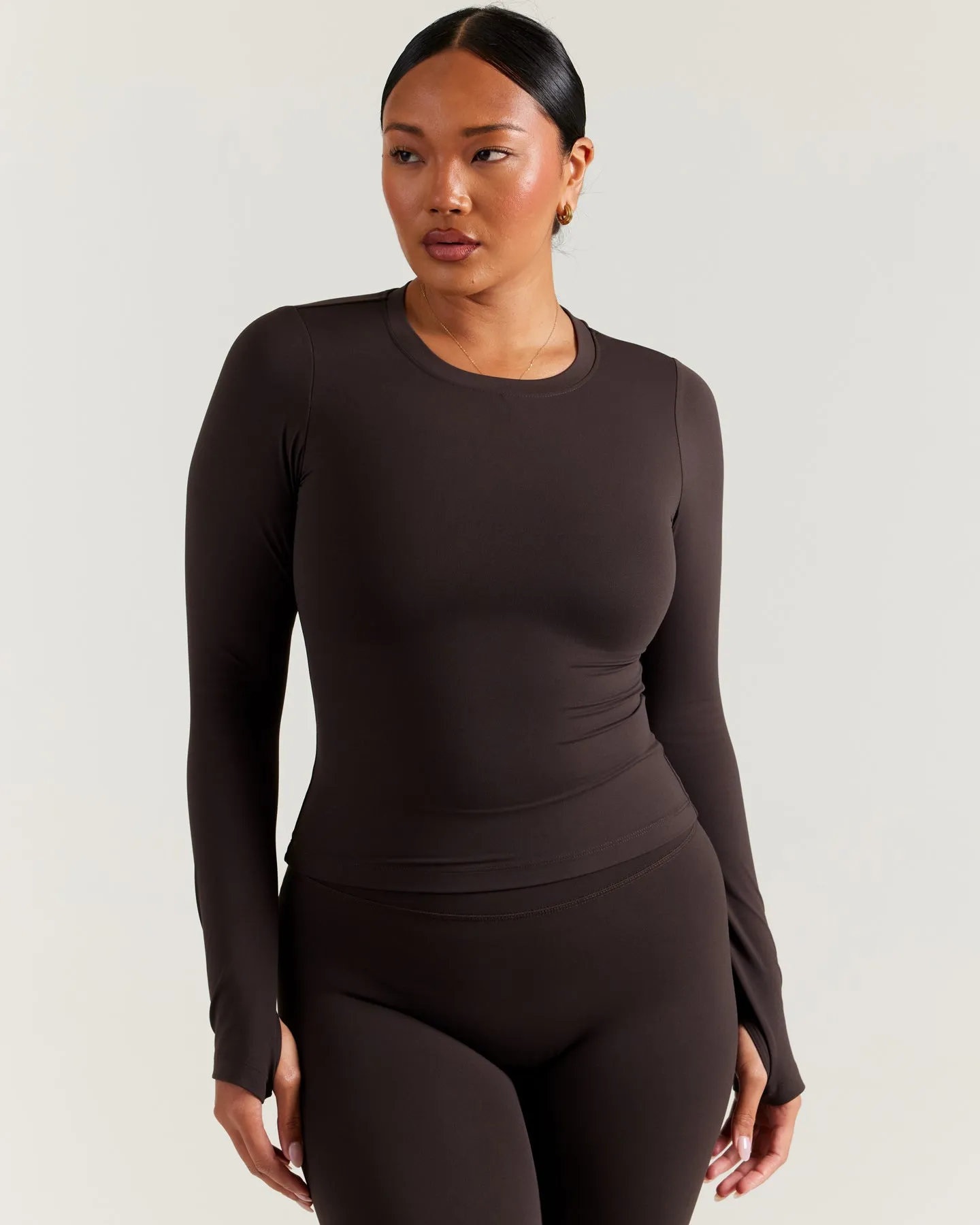 Airey Long Sleeve - Coffee Bean sold by Elite Eleven product image thumbnail 4