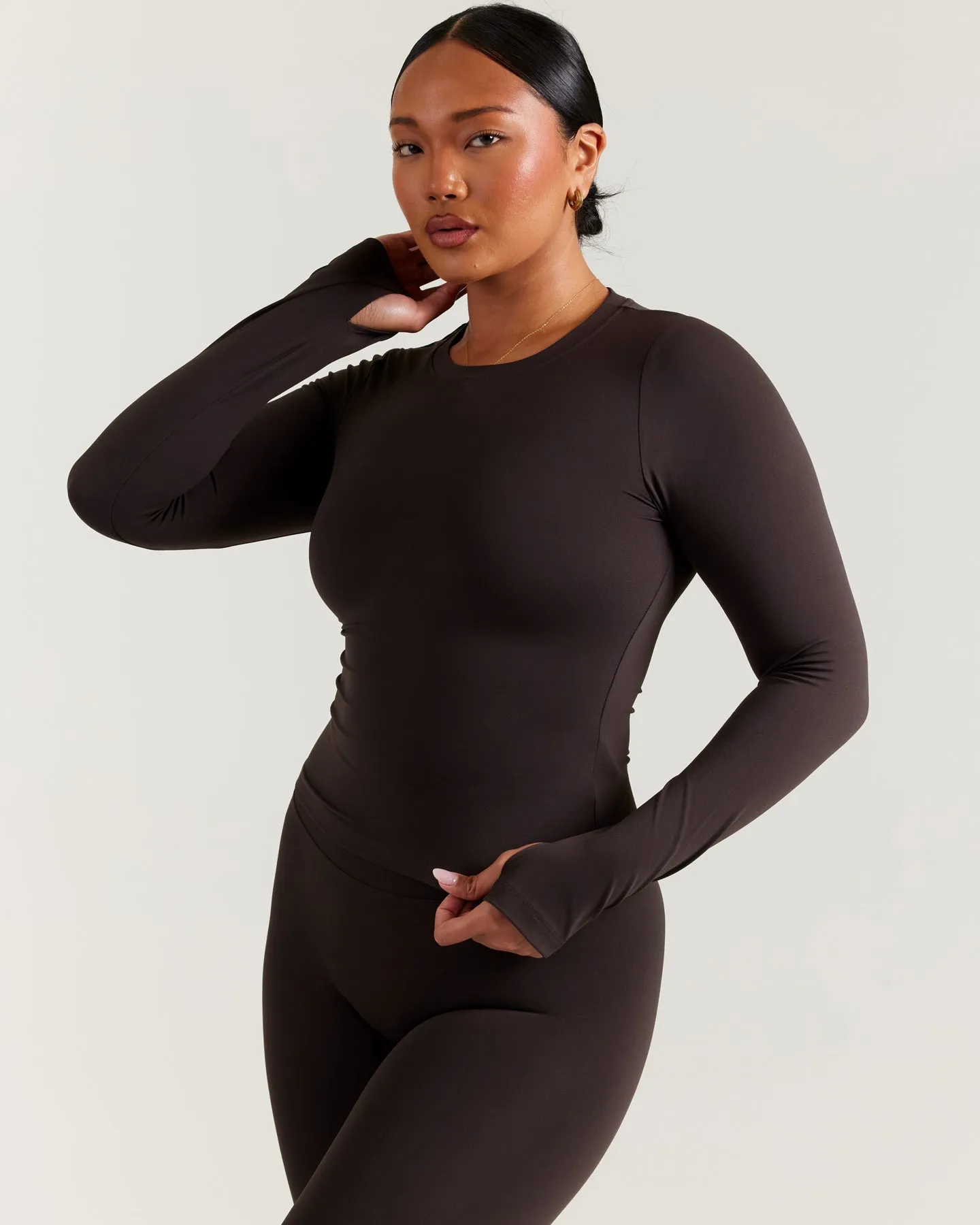 Airey Long Sleeve - Coffee Bean sold by Elite Eleven product image thumbnail 5