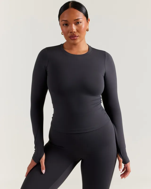 Airey Long Sleeve - Charcoal sold by Elite Eleven