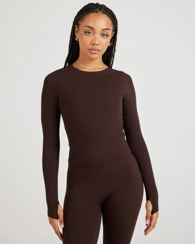 Airey Long Sleeve - Espresso sold by Elite Eleven