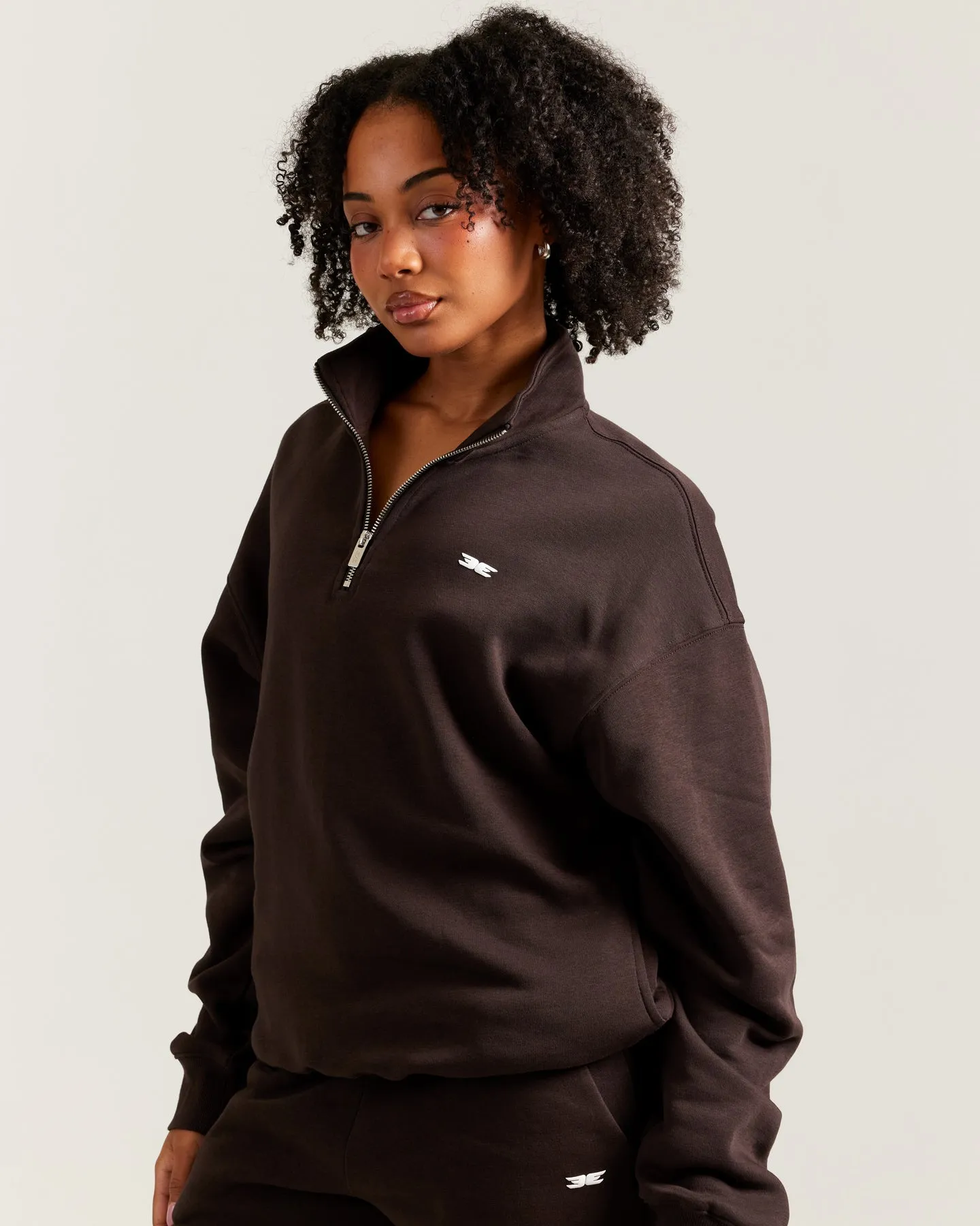 Omni Unisex 1/4 Zip - Coffee Bean sold by Elite Eleven product image thumbnail 5