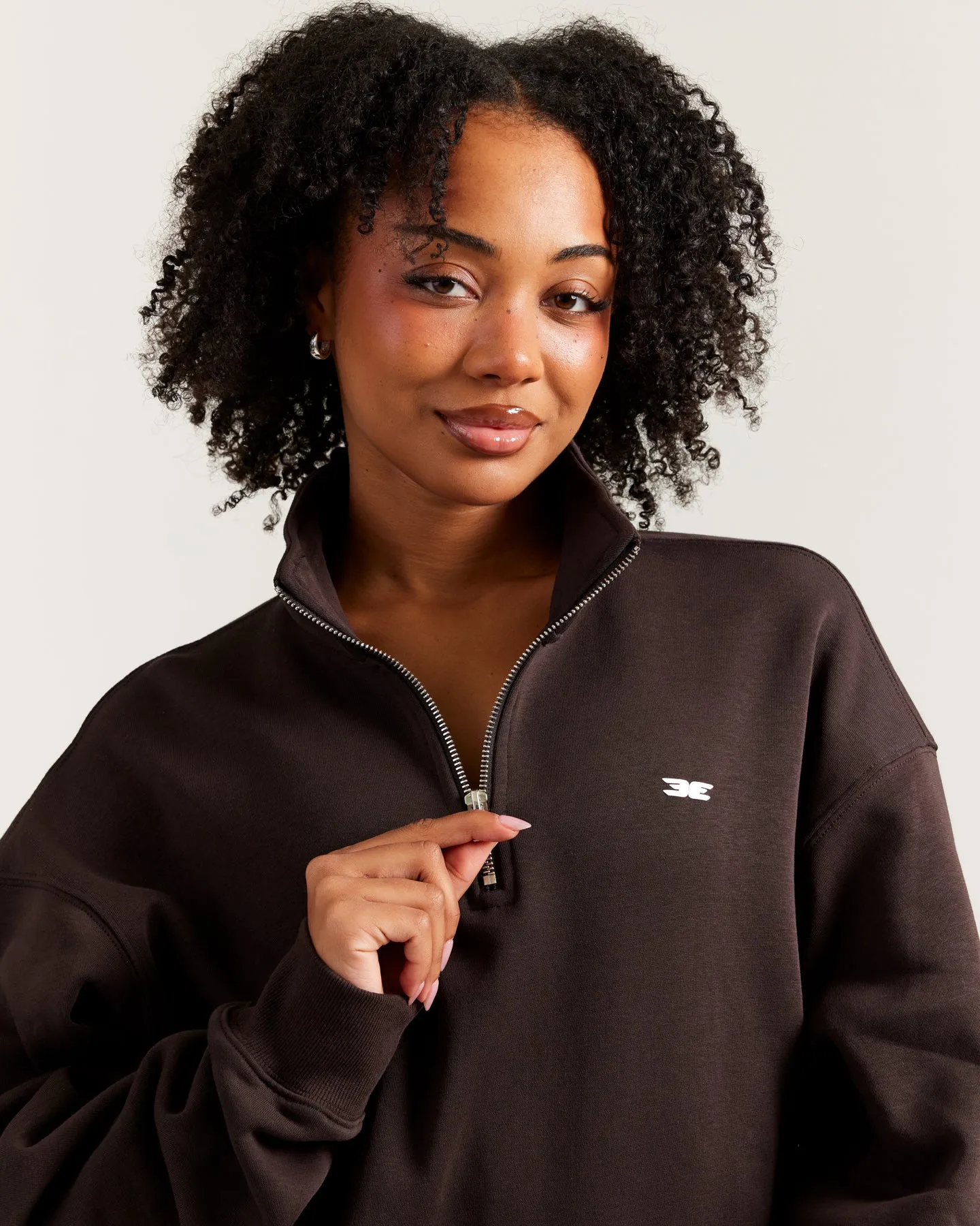 Omni Unisex 1/4 Zip - Coffee Bean sold by Elite Eleven product image thumbnail 4