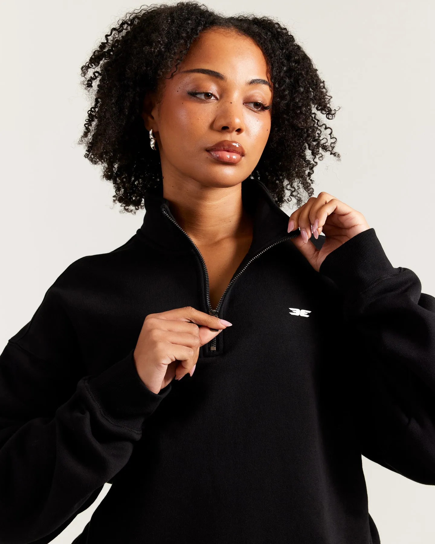 Omni Unisex 1/4 Zip - Black sold by Elite Eleven product image thumbnail 5