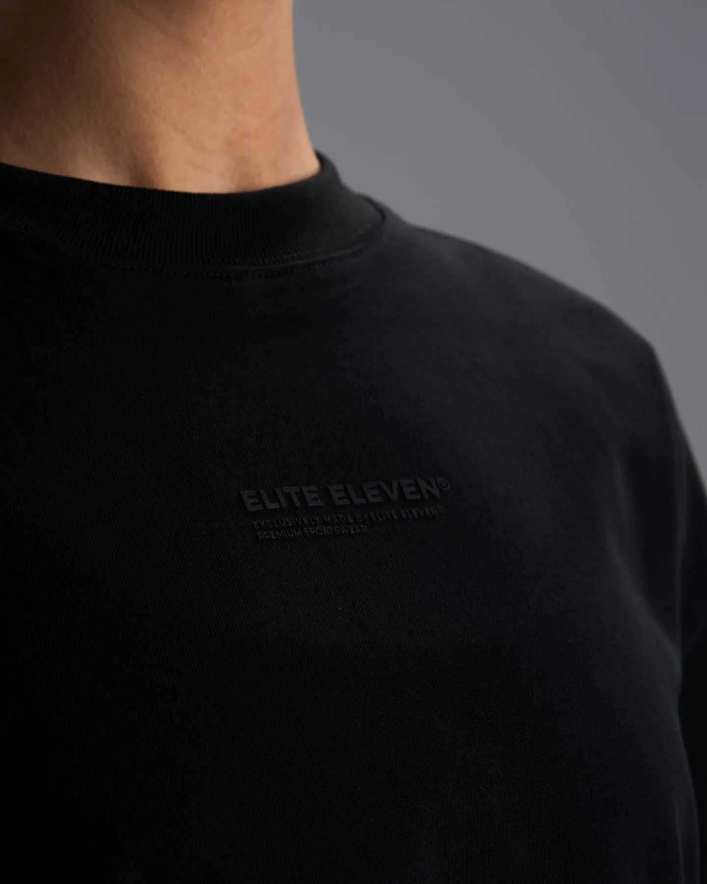 Men's Premium Oversized Cotton Boxy Tee - Black sold by Elite Eleven product image thumbnail 5