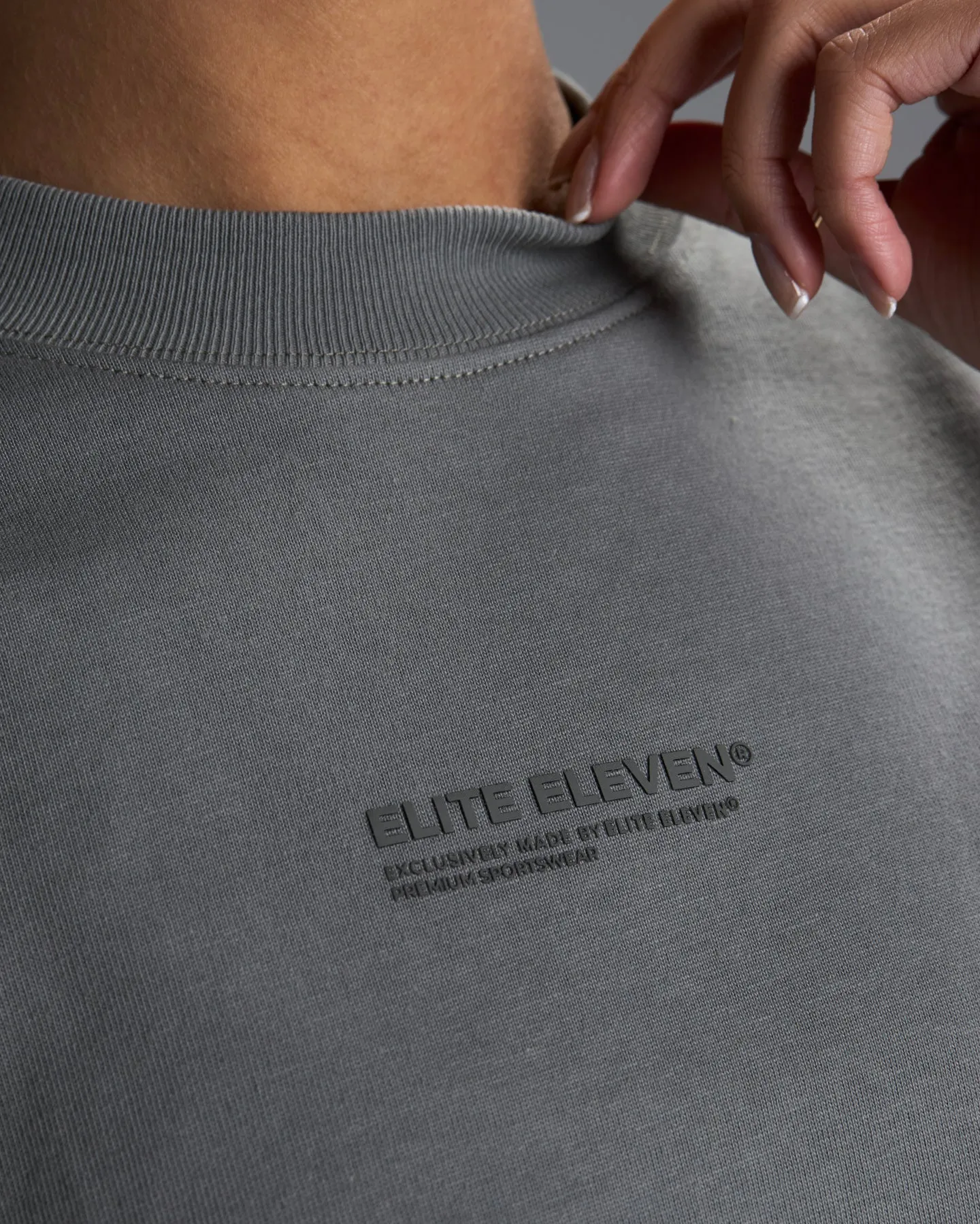 Women's Premium Oversized Cotton Boxy Tee - Fog Green sold by Elite Eleven product image thumbnail 5
