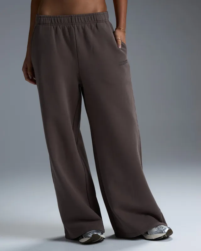 Premium Heavyweight Women's Straight Leg Pants - Dark Taupe sold by Elite Eleven