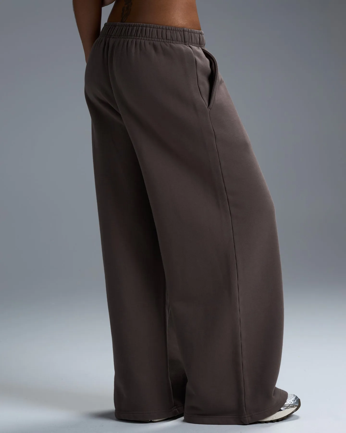 Premium Heavyweight Women's Straight Leg Pants - Dark Taupe sold by Elite Eleven product image thumbnail 5