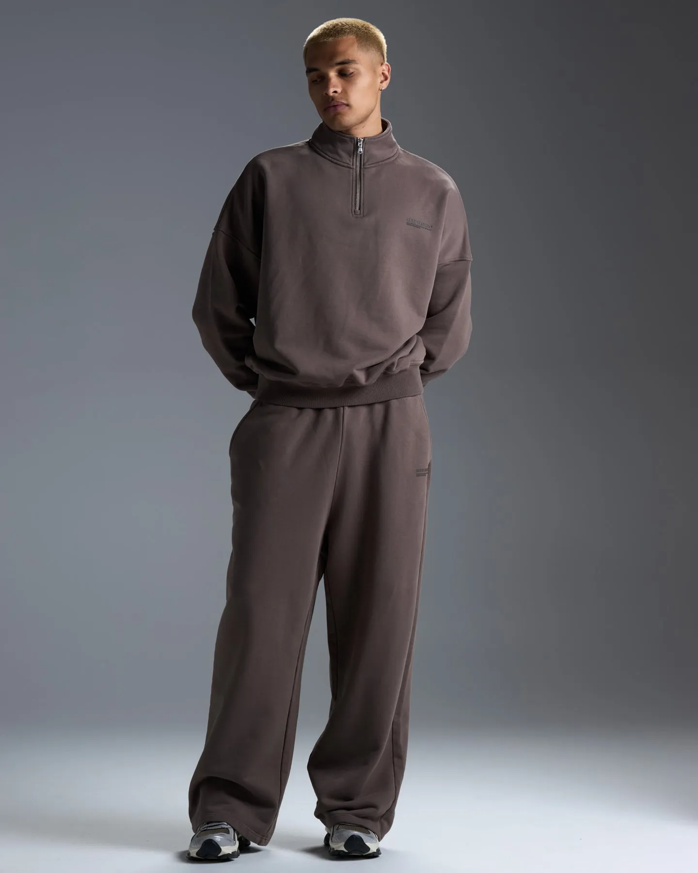 Premium Heavyweight Men's Straight Leg Pants - Dark Taupe sold by Elite Eleven product image thumbnail 4