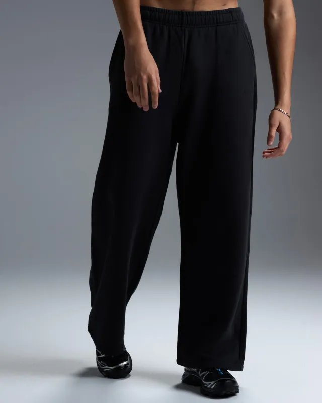 Premium Heavyweight Men's Straight Leg Pants - Black sold by Elite Eleven