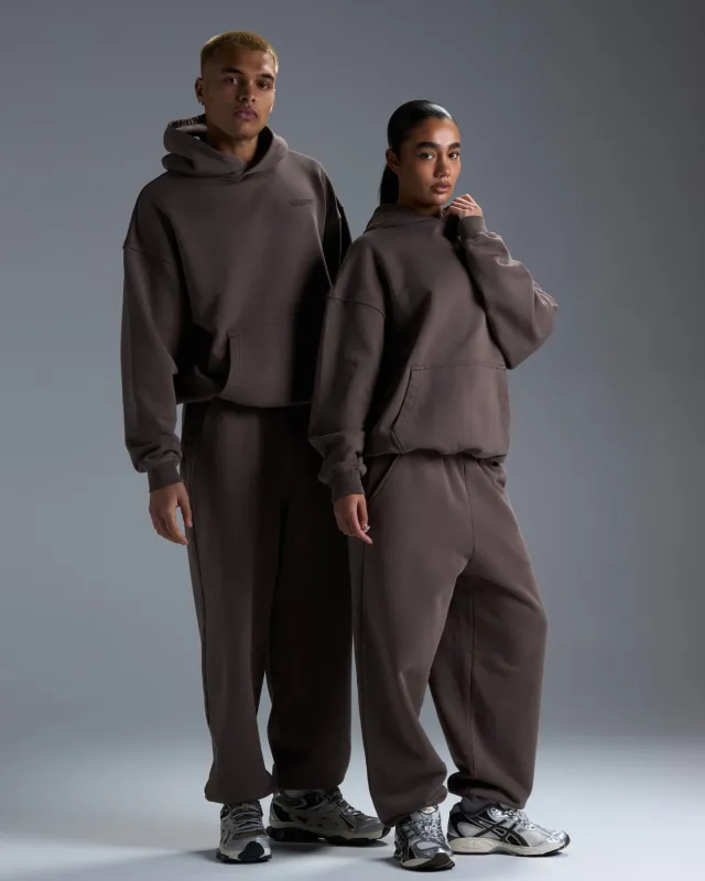Premium Heavyweight Oversized Joggers - Dark Taupe sold by Elite Eleven