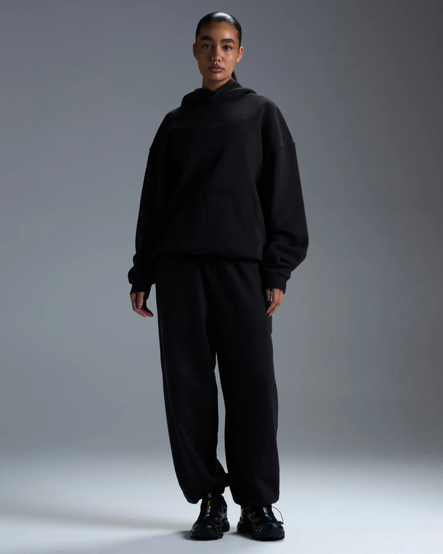 Premium Heavyweight Oversized Joggers - Black sold by Elite Eleven product image thumbnail 5