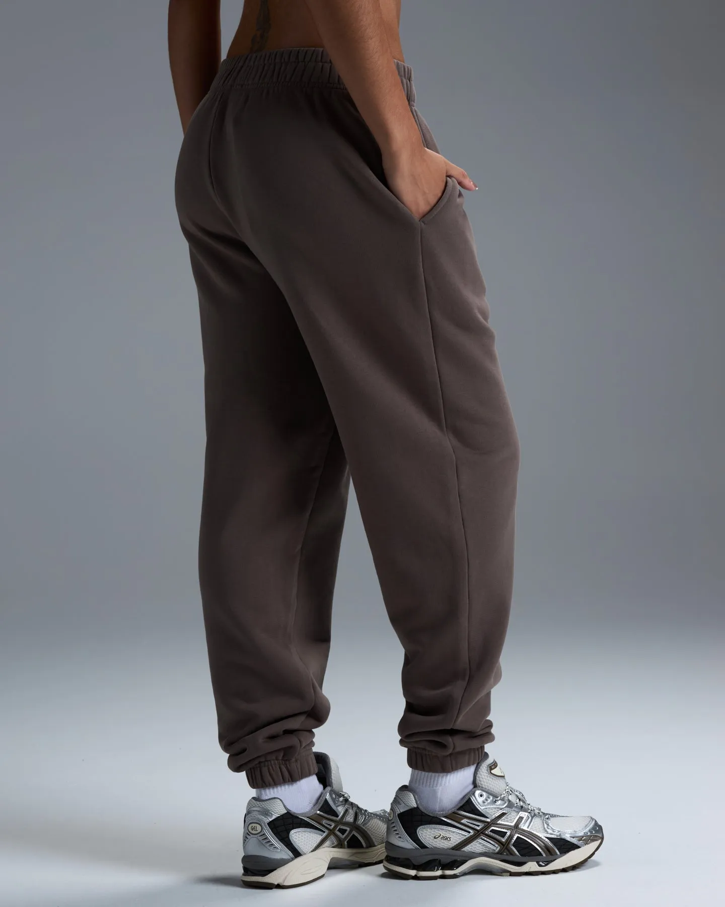 Premium Heavyweight Joggers - Dark Taupe sold by Elite Eleven product image thumbnail 4