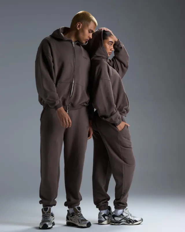 Premium Heavyweight Joggers - Dark Taupe sold by Elite Eleven