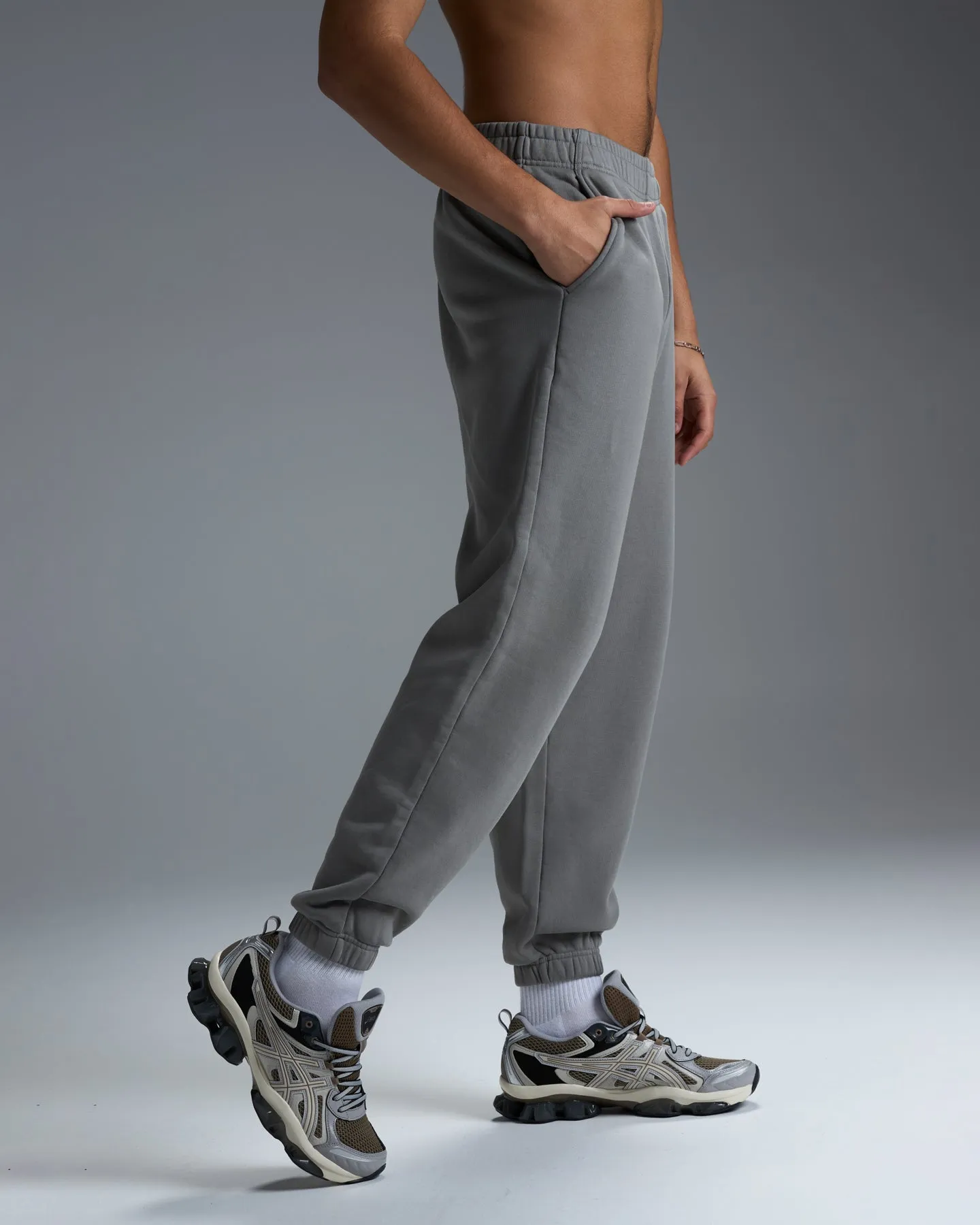 Premium Heavyweight Joggers - Fog Green sold by Elite Eleven product image thumbnail 3