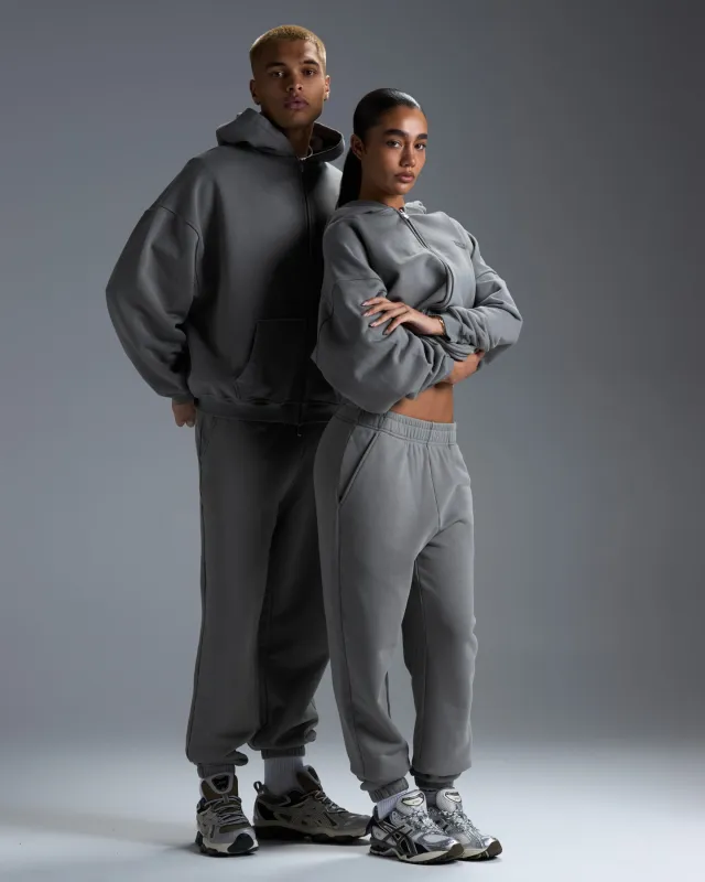 Premium Heavyweight Joggers - Fog Green sold by Elite Eleven