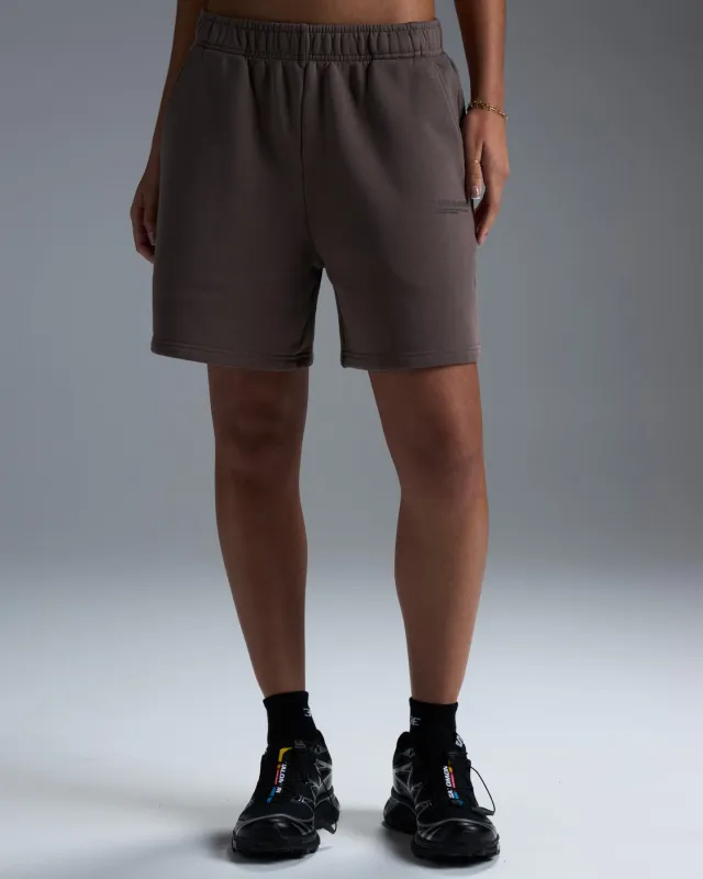 Premium Heavyweight Women's Shorts - Dark Taupe sold by Elite Eleven