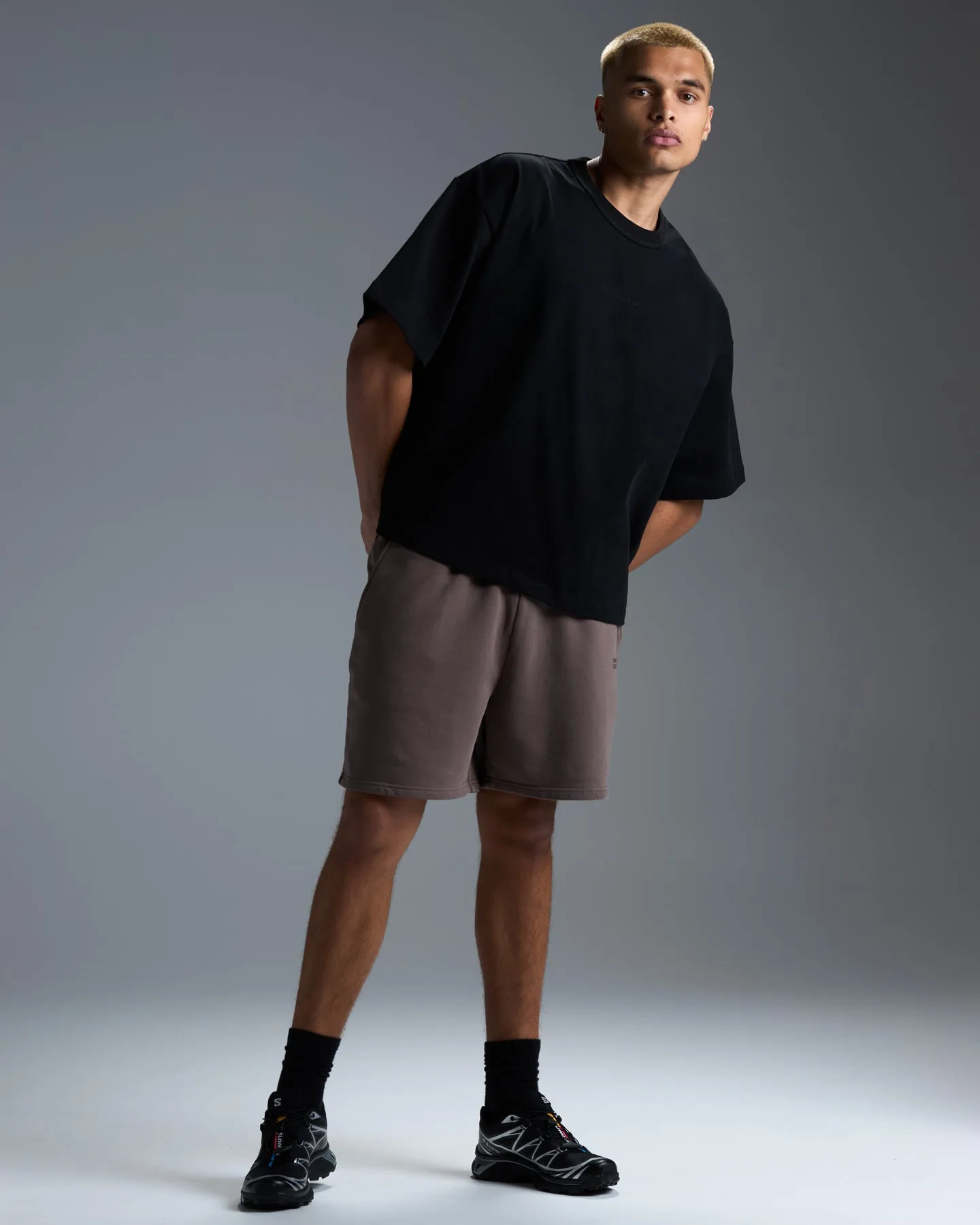 Premium Heavyweight Men's Shorts - Dark Taupe sold by Elite Eleven product image thumbnail 3