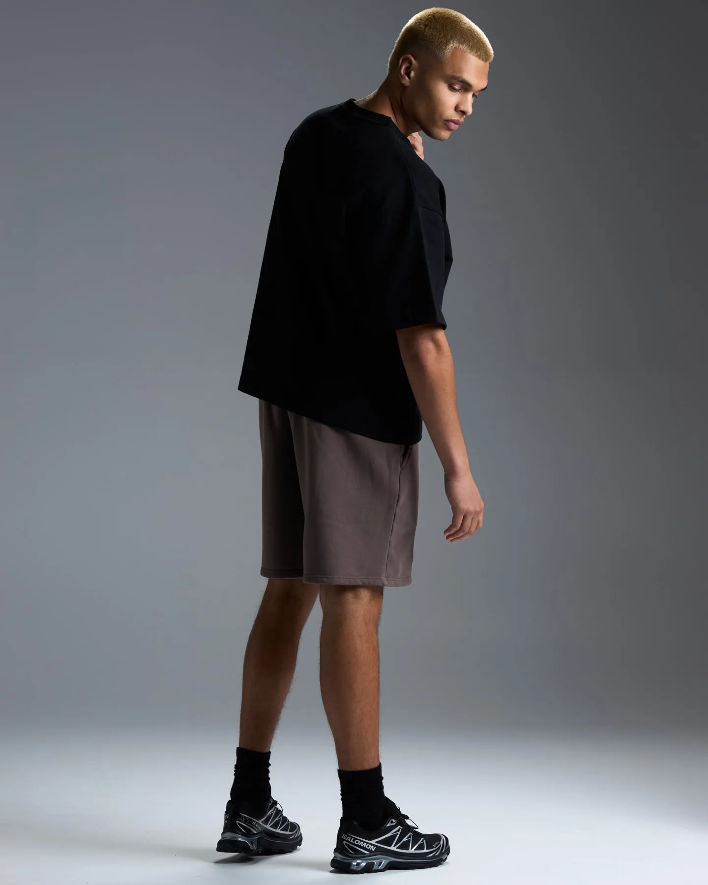 Premium Heavyweight Men's Shorts - Dark Taupe sold by Elite Eleven product image thumbnail 5