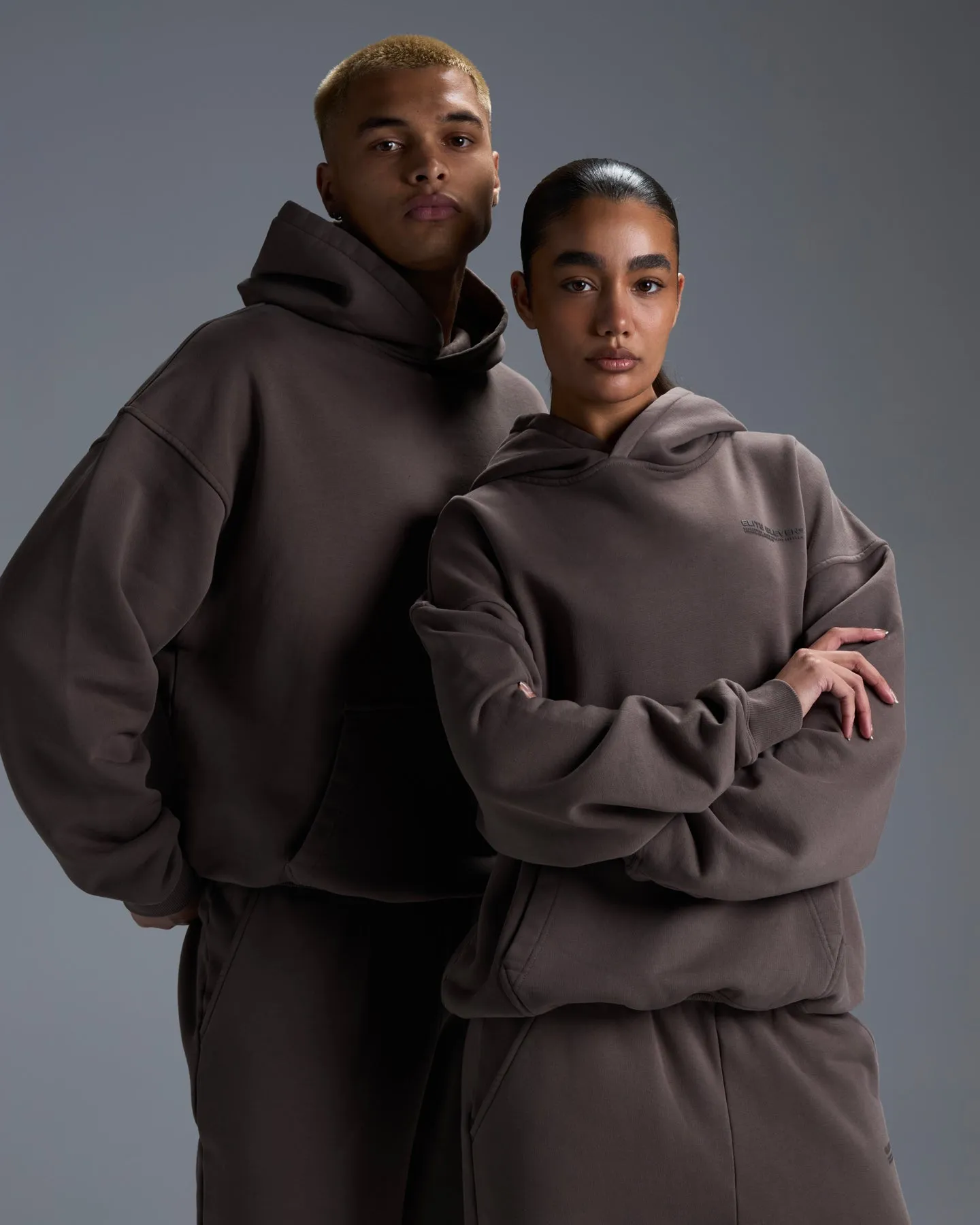 Premium Heavyweight Unisex Hoodie - Dark Taupe sold by Elite Eleven