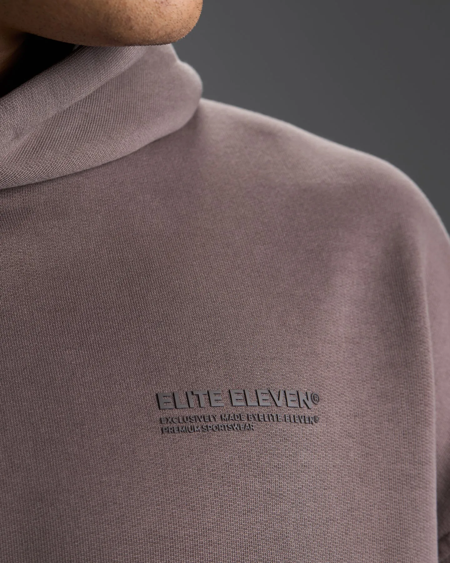 Premium Heavyweight Unisex Hoodie - Dark Taupe sold by Elite Eleven product image thumbnail 2