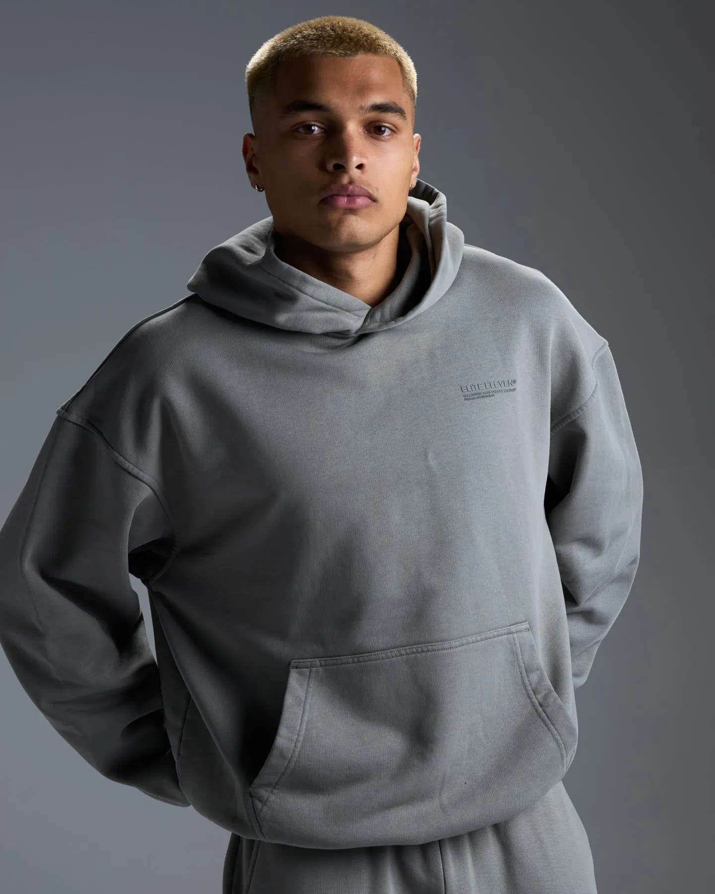 Premium Heavyweight Unisex Hoodie - Fog Green sold by Elite Eleven product image thumbnail 3