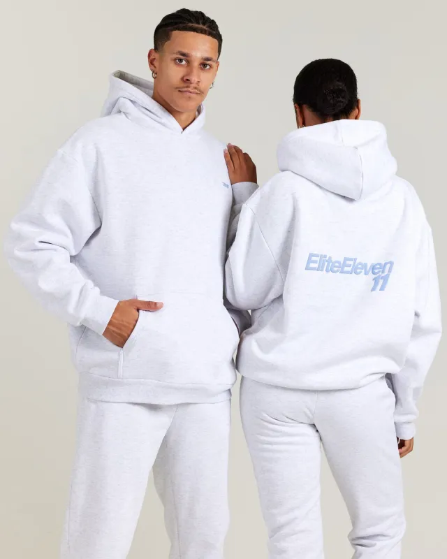 EE11 Hoodie - Polar Grey sold by Elite Eleven