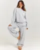 Elite 11 Knitted Wide Leg Pants - Grey Marle sold by Elite Eleven