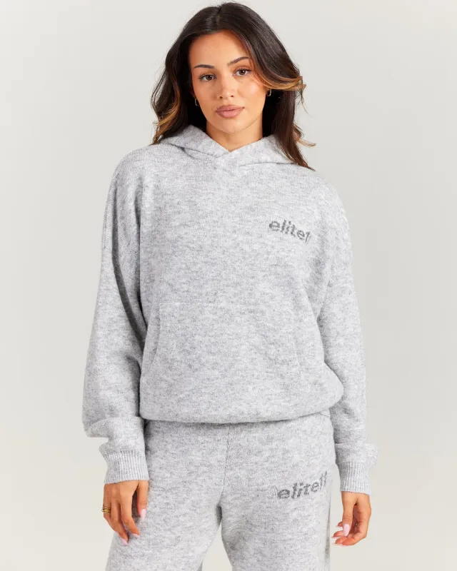 Elite 11 Knitted Hoodie - Grey Marle sold by Elite Eleven
