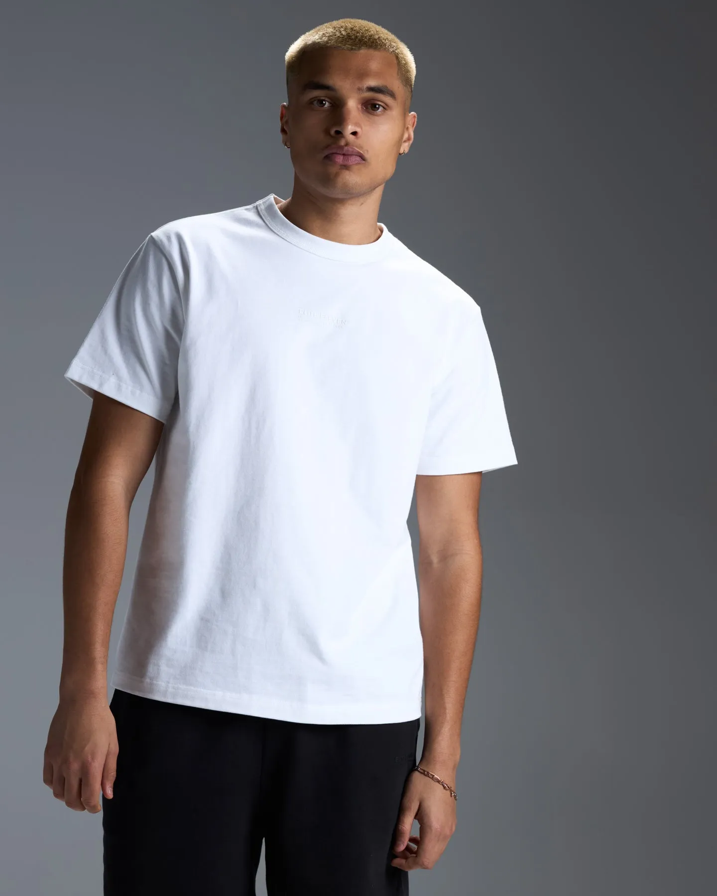 Men's Premium Cotton Boxy Tee - White sold by Elite Eleven product image thumbnail 4